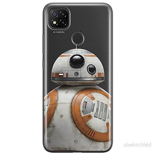 ERT GROUP mobiltelefonfodral för Xiaomi REDMI 9C originalt och officiellt licensierat Star Wars mönster BB 8 002 optimalt anpassad till formen på mobiltelefonen, gedeeltelijk transparant 5903040284292