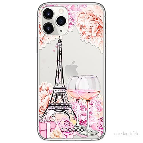 ERT GROUP mobiltelefonfodral för Apple Iphone 11 PRO MAX originalt och officiellt licensierat Babaco mönster Paris 001 Vit optimalt anpassad till formen på mobiltelefonen, gedeeltelijk transparant 5904805397608