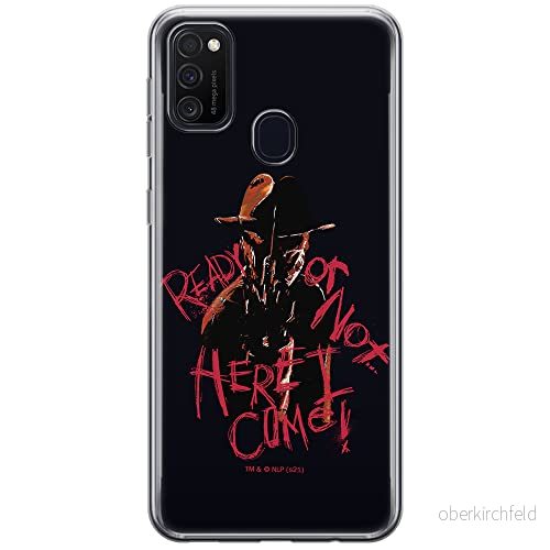 ERT GROUP mobiltelefonfodral för Samsung M21 / M30S originalt och officiellt licensierat Horror mönster Nightmare of Elm Street 007, fodral tillverkad av TPU plast 5905511086381