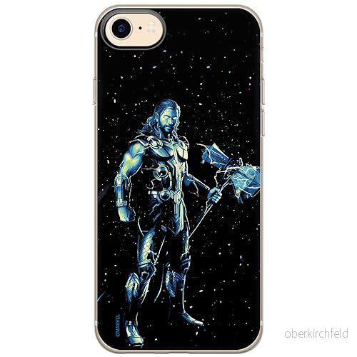 ERT GROUP mobiltelefonfodral för Iphone 7/8/ SE 2/ 3 originalt och officiellt licensierat Marvel mönster Thor 004 optimalt anpassad till formen på mobiltelefonen, fodral tillverkad av TPU plast 5904805160752