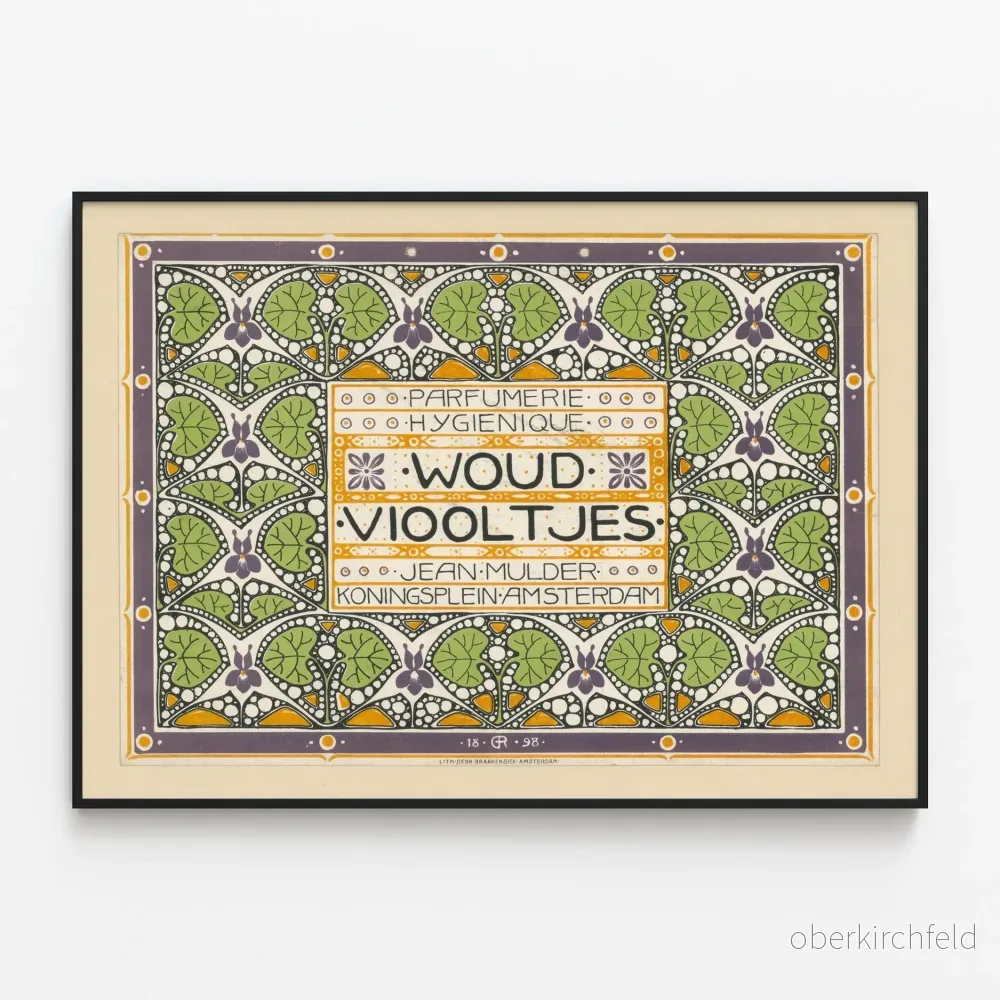 Dekorativ poster Parfumerie Hygienique Woud Violettor Amsterdam Dekorativ poster Parfumerie Hygienique Woud Violettor Amsterdam