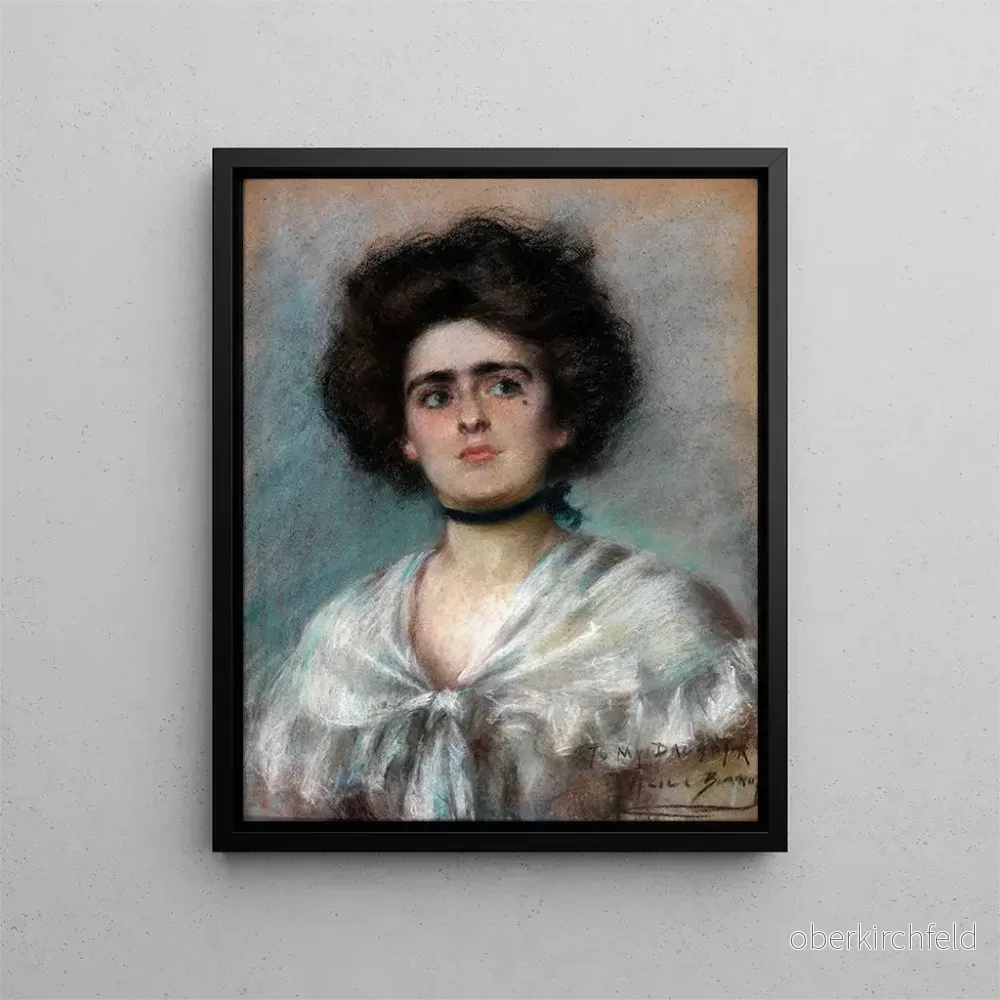 Målning Laura à Fichu - Alice Pike Barney | Konsttryck