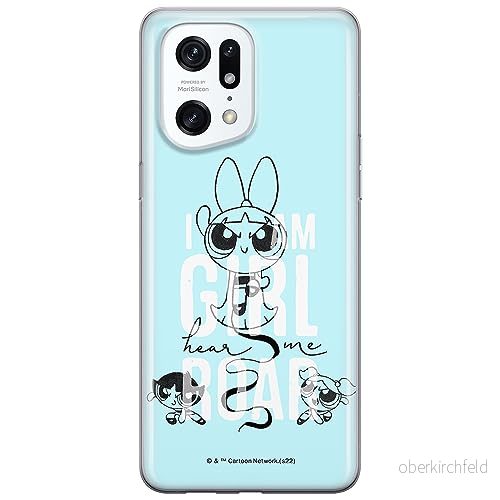 ERT GROUP mobiltelefonfodral för Oppo FIND X5 PRO originalt och officiellt licensierat The Powerpuff Girls mönster 040, fodral tillverkad av TPU plast 5905511983895