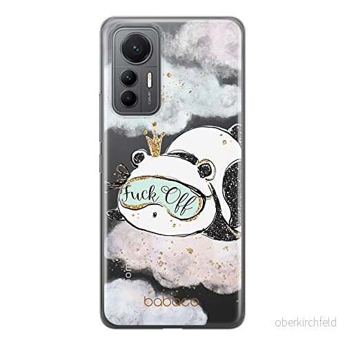 ERT GROUP mobiltelefonfodral för Xiaomi 12 LITE originalt och officiellt licensierat Babaco mönster Panda 001 optimalt anpassad till formen på mobiltelefonen, gedeeltelijk transparant 5905511503499