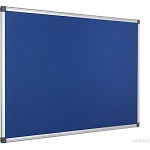 Bi Office Maya filttavla, aluminiumram, 60 x 45 cm, blå 5603750354314 Bi Office Maya filttavla, aluminiumram, 60 x 45 cm, blå 5603750354314