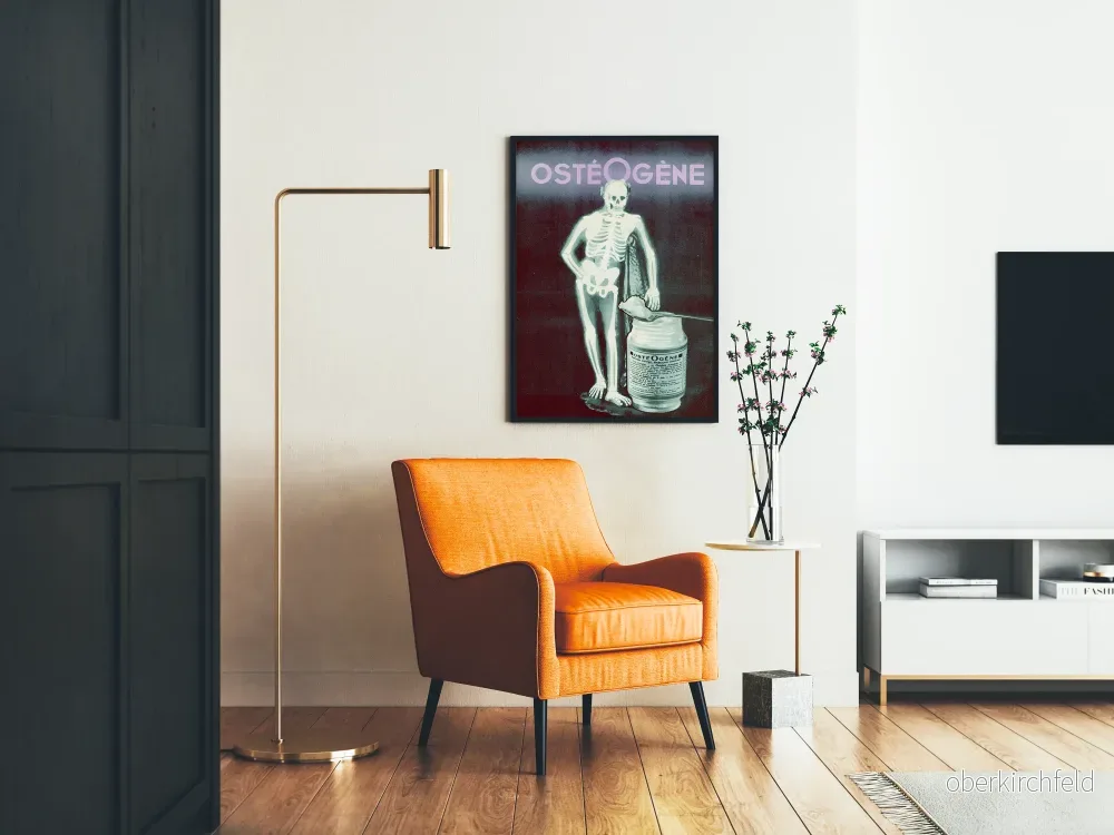 Vintageposter Ostéogène - Väggdekoration för medicin och hälsa - Bild 2