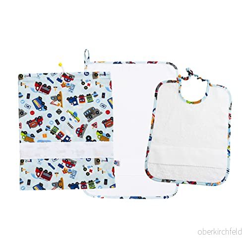 Filet Asilo Tema set av 100% bomull med broderi vit 8057017879145