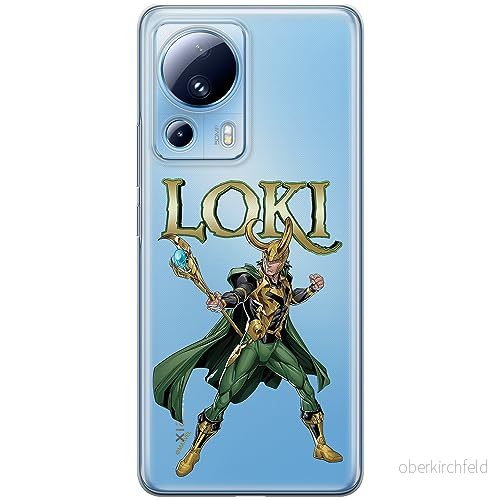 ERT GROUP mobiltelefonfodral för Xiaomi 13 LITE/CIVI 2 originalt och officiellt licensierat Marvel mönster Loki 002 optimalt anpassad till formen på mobiltelefonen, gedeeltelijk transparant 5905511924263