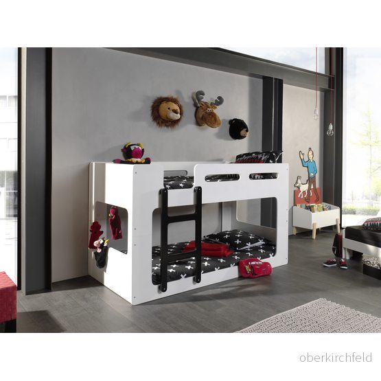 Vipack Våningssäng Luca Låg Vit 5420070226837 Vipack Våningssäng Luca Låg Vit 5420070226837