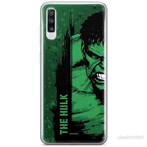 ERT GROUP mobiltelefonfodral för Samsung A70 originalt och officiellt licensierat Marvel mönster Hulk 001 optimalt anpassad till formen på mobiltelefonen, fodral tillverkad av TPU plast 5902980413618