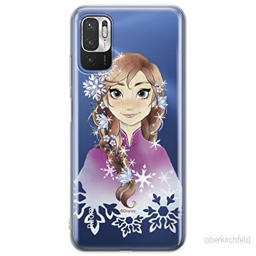 ERT GROUP mobiltelefonfodral för Xiaomi REDMI NOTE 10 5G / POCO M3 PRO originalt och officiellt licensierat Disney mönster Anna 001 anpassad till formen på mobiltelefonen, gedeeltelijk transparant 5904805606885