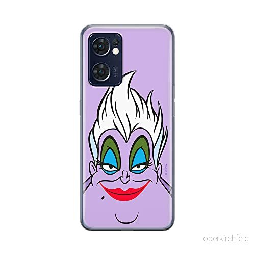 ERT GROUP mobiltelefonfodral för Oppo RENO 7 5G originalt och officiellt licensierat Disney mönster Ursula 002 optimalt anpassad till formen på mobiltelefonen, fodral tillverkad av TPU plast 5905511306359