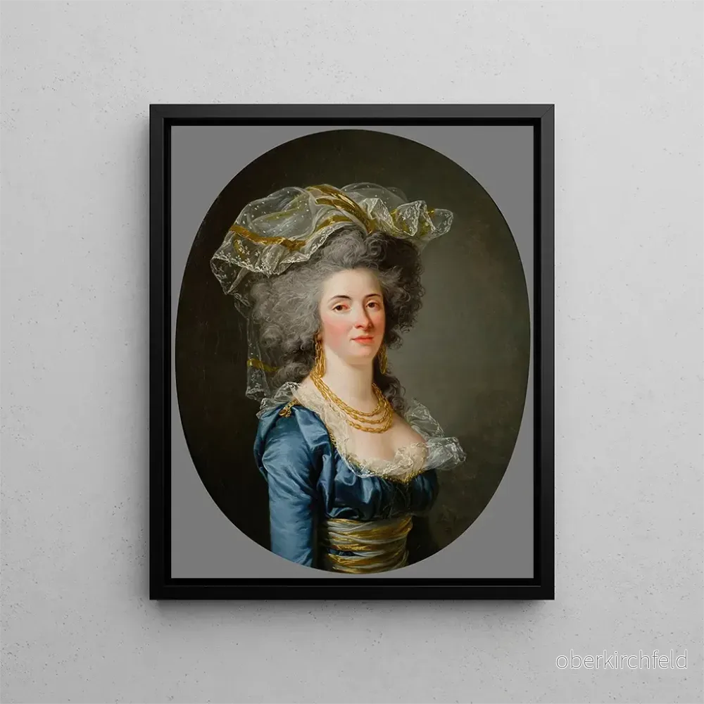 Målning porträtt av Philiberte Orléans Perrin de Cypierre, grevinna de Maussion - Adélaïde Labille-Guiard