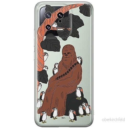 ERT GROUP mobiltelefonfodral för Xiaomi 13 originalt och officiellt licensierat Star Wars mönster Chewbacca 006 optimalt anpassad till formen på mobiltelefonen, gedeeltelijk transparant 5905511901301