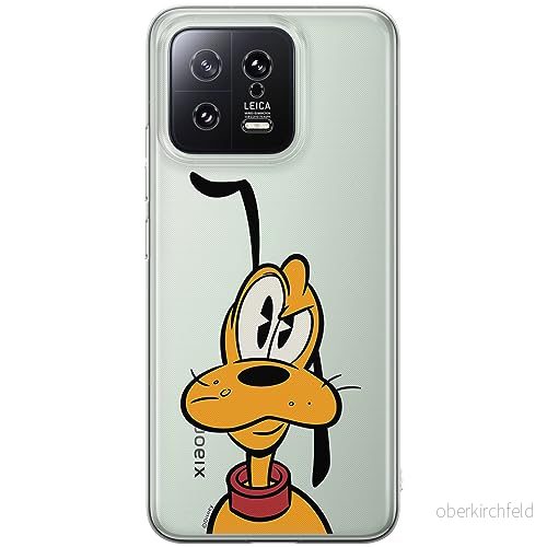 ERT GROUP mobiltelefonfodral för Xiaomi 13 originalt och officiellt licensierat Disney mönster Pluto 001 optimalt anpassad till formen på mobiltelefonen, gedeeltelijk transparant 5905511895662