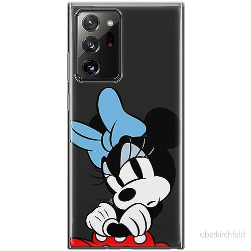 ERT GROUP mobiltelefonfodral för Samsung GALAXY NOTE 20 ULTRA originalt och officiellt licensierat Disney mönster Minnie 077 optimalt anpassad till formen på mobiltelefonen, gedeeltelijk transparant 5905795028855