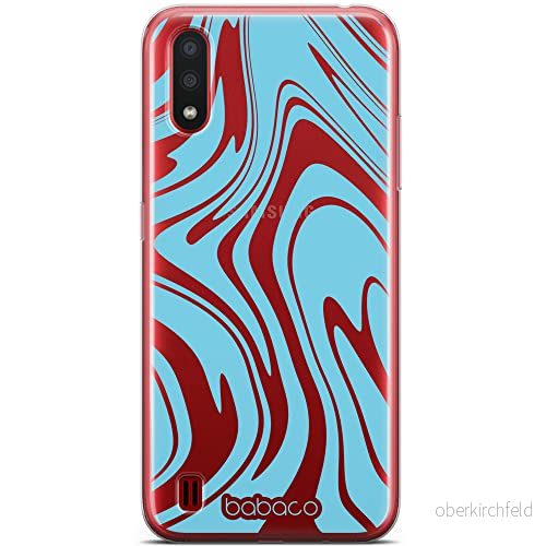 ERT GROUP mobiltelefonfodral för Samsung A01 originalt och officiellt licensierat Babaco mönster Doodle 001 Vit optimalt anpassad till formen på mobiltelefonen, gedeeltelijk transparant 5904805740916