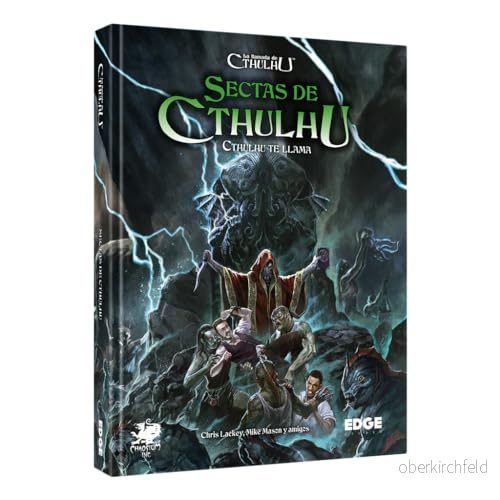 Edge Studio Call of Cthulhu: Cthulhu Sects Expansion Rollspel, från 12 år, 2 till 6 spelare, 30120 minuter per spel, spanska 3558380102458