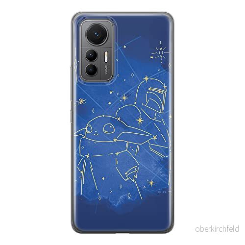 ERT GROUP mobiltelefonfodral för Xiaomi 12 LITE originalt och officiellt licensierat Star Wars mönster Baby Yoda 023 optimalt anpassad till formen på mobiltelefonen, fodral tillverkad av TPU plast 5905511507169