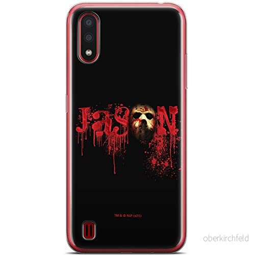 ERT GROUP mobiltelefonfodral för Samsung A01 originalt och officiellt licensierat Horror mönster Friday the 13th 001 optimalt anpassad till formen på mobiltelefonen, fodral tillverkad av TPU plast 5905511097127