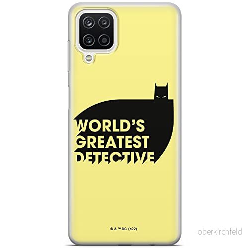 ERT GROUP mobiltelefonfodral för Samsung A12 / M12 F12 originalt och officiellt licensierat DC mönster Batman 051 optimalt anpassad till formen på mobiltelefonen, fodral tillverkad av TPU plast 5905131543738