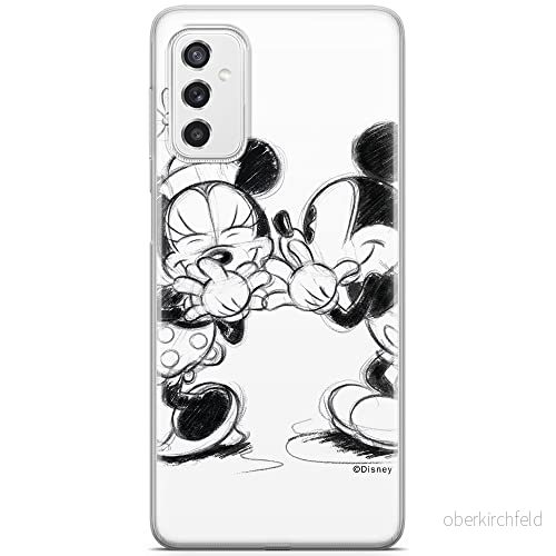ERT GROUP mobiltelefonfodral för Samsung M52 5G originalt och officiellt licensierat Disney mönster Mickey & Minnie 010 optimalt anpassad till formen på mobiltelefonen, fodral tillverkad av TPU plast 5904805486791
