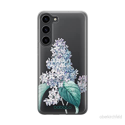 ERT GROUP mobiltelefonfodral för Samsung S23 originalt och officiellt licensierat Babaco mönster Flowers 024 optimalt anpassad till formen på mobiltelefonen, gedeeltelijk transparant 5905511427023