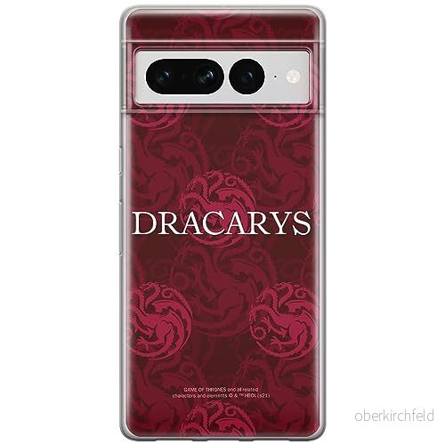 ERT GROUP mobiltelefonfodral för Google PIXEL 7 PRO originalt och officiellt licensierat Game of Thrones mönster 021 optimalt anpassad till formen på mobiltelefonen, fodral tillverkad av TPU plast 5905795168124