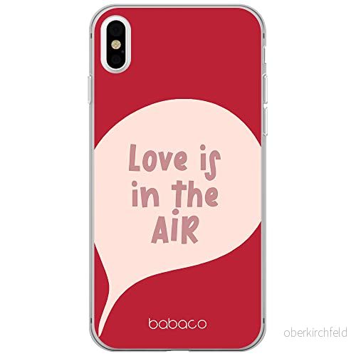 ERT GROUP mobiltelefonfodral för Apple Iphone X/XS originalt och officiellt licensierat Babaco mönster Love is in the air 001, fodral tillverkad av TPU plast 5904805031601