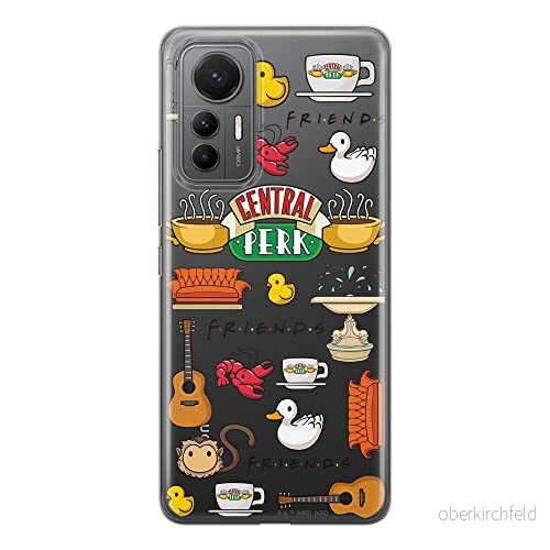 ERT GROUP mobiltelefonfodral för Xiaomi 12 LITE originalt och officiellt licensierat Friends mönster 014 optimalt anpassad till formen på mobiltelefonen, gedeeltelijk transparant 5905511501150