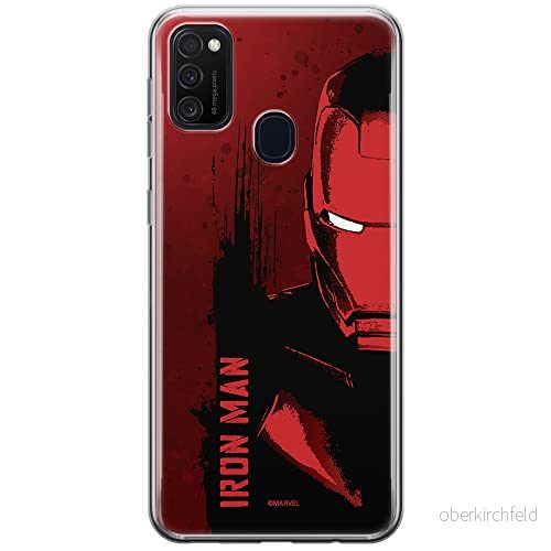 ERT GROUP mobiltelefonfodral för Samsung M21 originalt och officiellt licensierat Marvel mönster Iron Man 004 optimalt anpassad till formen på mobiltelefonen, fodral tillverkad av TPU plast 5903537836577