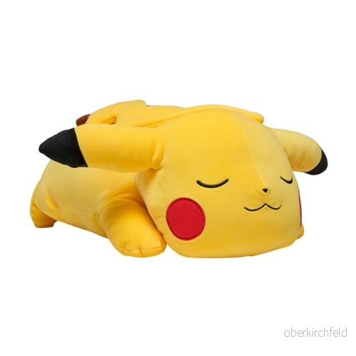 Bizak Pikachu Sömn Plysch 46 cm, Officiell Jätte med Pokémon (63220074) 8432752040638