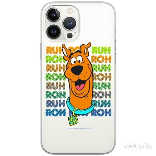 ERT GROUP mobiltelefonfodral för Samsung S10 PLUS originalt och officiellt licensierat Scooby Doo mönster 003 Vit optimalt anpassad till formen på mobiltelefonen, gedeeltelijk transparant 5903537036564