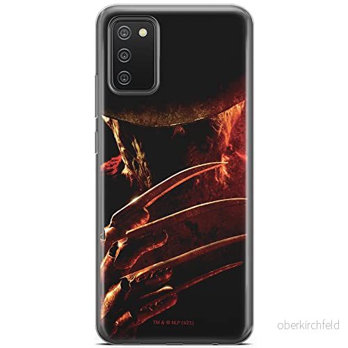 ERT GROUP mobiltelefonfodral för Samsung A02S originalt och officiellt licensierat Horror mönster Nightmare of Elm Street 005 anpassad till formen på mobiltelefonen, fodral tillverkad av TPU plast 5905511081157