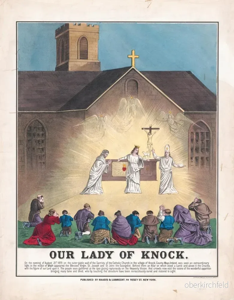 Målning Notre-Dame de Knock - Anonym | Konsttryck - Bild 2