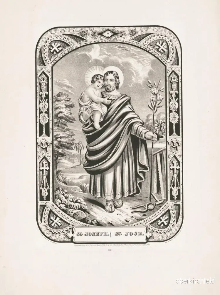 Målning Saint Joseph - Currier & Ives | Konsttryck - Bild 2