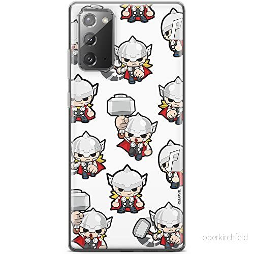ERT GROUP mobiltelefonfodral för Samsung GALAXY NOTE 20 originalt och officiellt licensierat Marvel mönster Thor 007 optimalt anpassad till formen på mobiltelefonen, fodral tillverkad av TPU plast 5904805168307