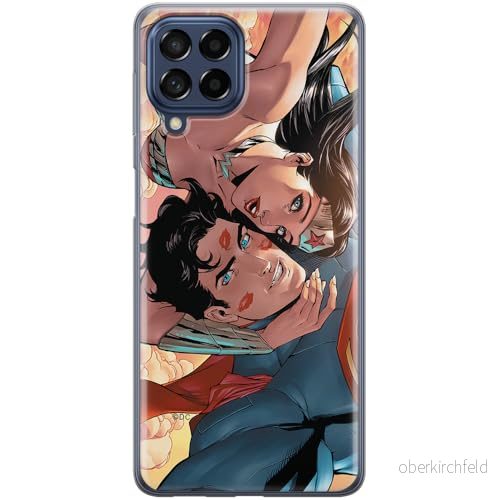 ERT GROUP mobiltelefonfodral för Samsung M53 5G originalt och officiellt licensierat DC mönster Wonder Woman 046 optimalt anpassad till formen på mobiltelefonen, fodral tillverkad av TPU plast 5905511397111