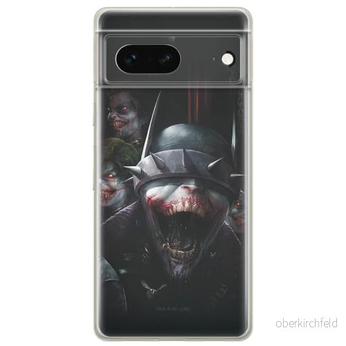 ERT GROUP mobiltelefonfodral för Google PIXEL 7 originalt och officiellt licensierat DC mönster Batman Who Laughs 003 optimalt anpassad till formen på mobiltelefonen, fodral tillverkad av TPU plast 5905795142810