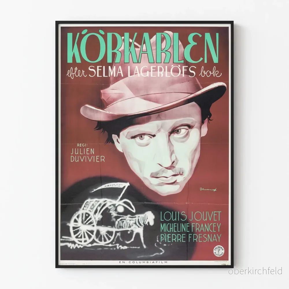 Vintageposter Korkarlen dekorativ för väggdekoration