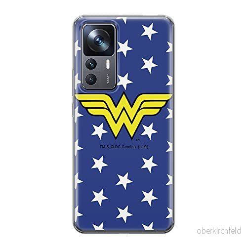 ERT GROUP mobiltelefonfodral för Xiaomi 12T/12T pro/K50 Ultra originalt och officiellt licensierat DC mönster Wonder Woman 006 anpassad till formen på mobiltelefonen, fodral tillverkad av TPU plast 5905511582814