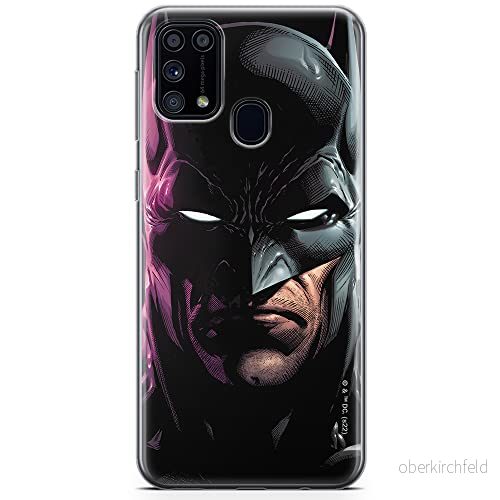 ERT GROUP mobiltelefonfodral för Samsung M31 originalt och officiellt licensierat DC mönster Batman 070 optimalt anpassad till formen på mobiltelefonen, fodral tillverkad av TPU plast 5905131527707