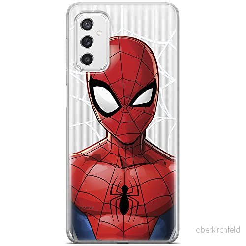 ERT GROUP mobiltelefonfodral för Samsung M52 5G originalt och officiellt licensierat Marvel mönster Spider Man 012 optimalt anpassad till formen på mobiltelefonen, gedeeltelijk transparant 5904805496332