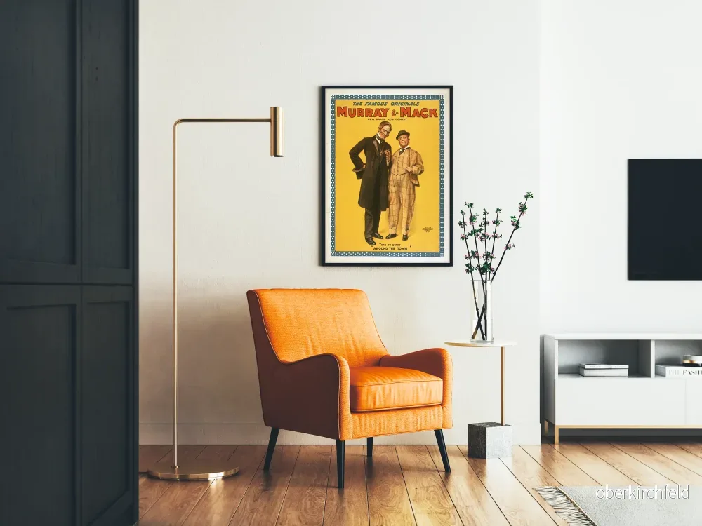 Vintageaffisch komedi Murray & Mack - Retro väggdekoration poster - Bild 2