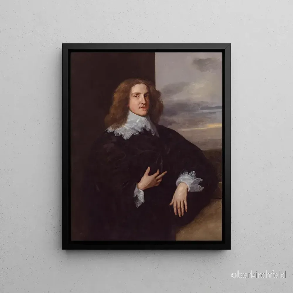Målning ung herre – Antoine van Dyck | Konsttryck Målning ung herre – Antoine van Dyck | Konsttryck