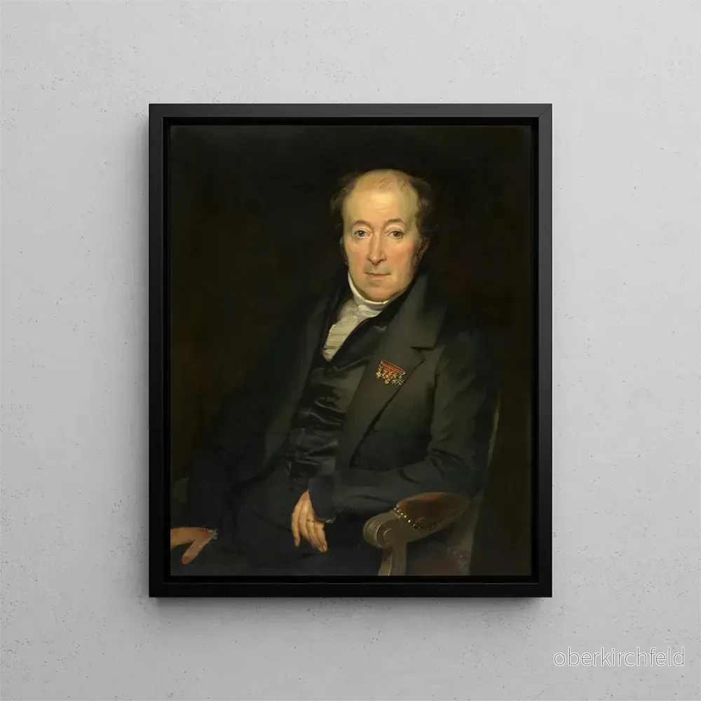 Målning Le peintre Mattheus Ignatius van Bree – Antoon van IJsendijck | Konsttryck