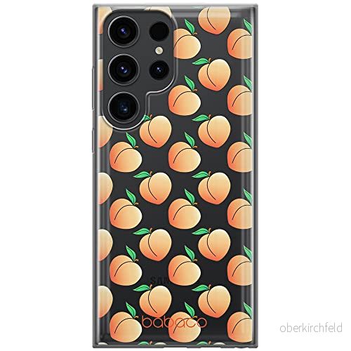 ERT GROUP mobiltelefonfodral för Samsung S23 ULTRA originalt och officiellt licensierat Babaco mönster Peaches 001 optimalt anpassad till formen på mobiltelefonen, fodral tillverkad av TPU plast 5905511463977