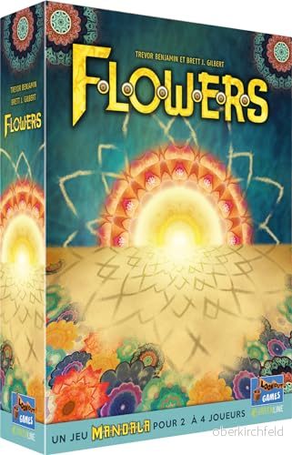 Asmodee Lookout Games Flowers: A Mandala Game Brädspel Spel för barn, vuxna och familj från 10 år 2 till 4 spelare 20 30 min Svensk version 3558380119524