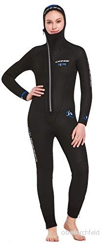 DIVER LADY WETSUIT BLACK/BLUE 7mm M/3 8022983184944
