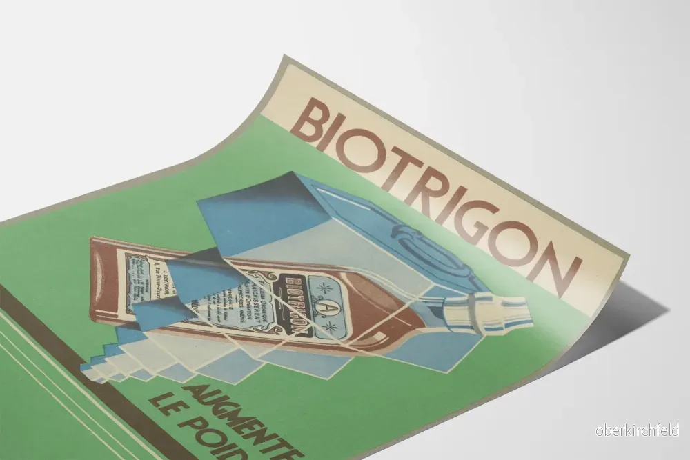 Vintageposter Biotrigon väggdekor för hälsa - Bild 3